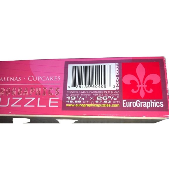 EuroGraphics Cupcake Celebration Puzzle (1000-Piece) Plus Sm Puzzle- Complete - Picture 8 of 11